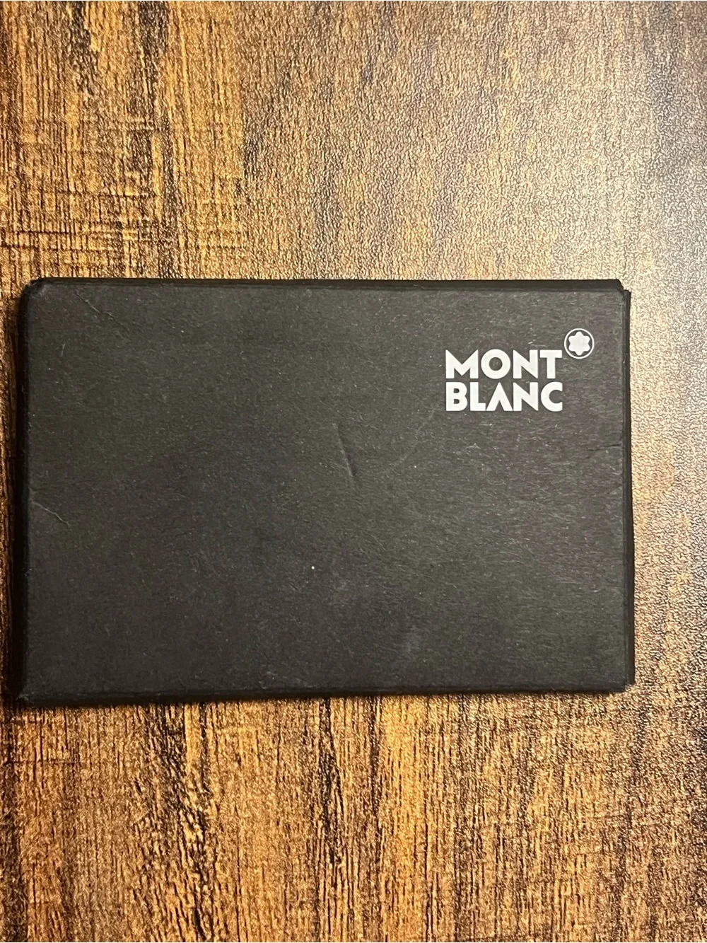 Montblanc Leather Business Card Holder / Card Case – Mint / Unused